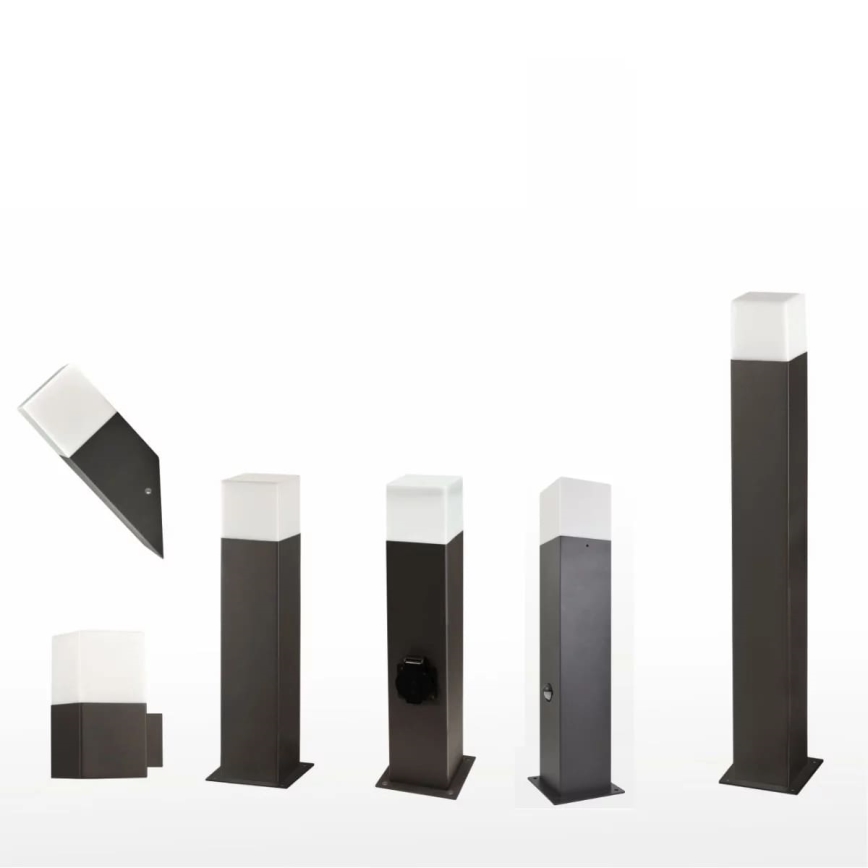 Nadomestni senčnik za zunanjo svetilko NEW YORK E27 7,8x7,8 cm bela