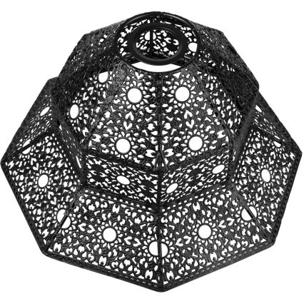 Nadomestni senčnik za lestenec SAMIRA E27 pr. 33 cm črna