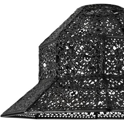 Nadomestni senčnik za lestenec SAMIRA E27 pr. 33 cm črna