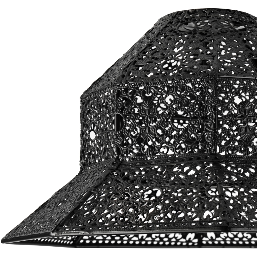 Nadomestni senčnik za lestenec SAMIRA E27 pr. 33 cm črna