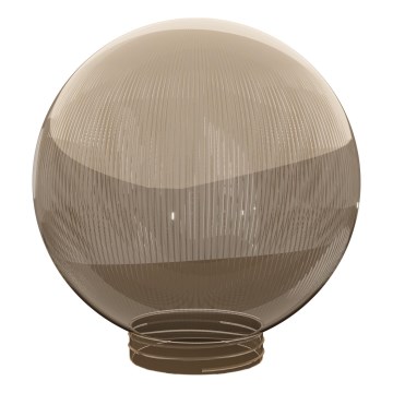 Nadomestni senčnik za stensko svetilko PARK E27 pr. 20 cm smoky prismatic