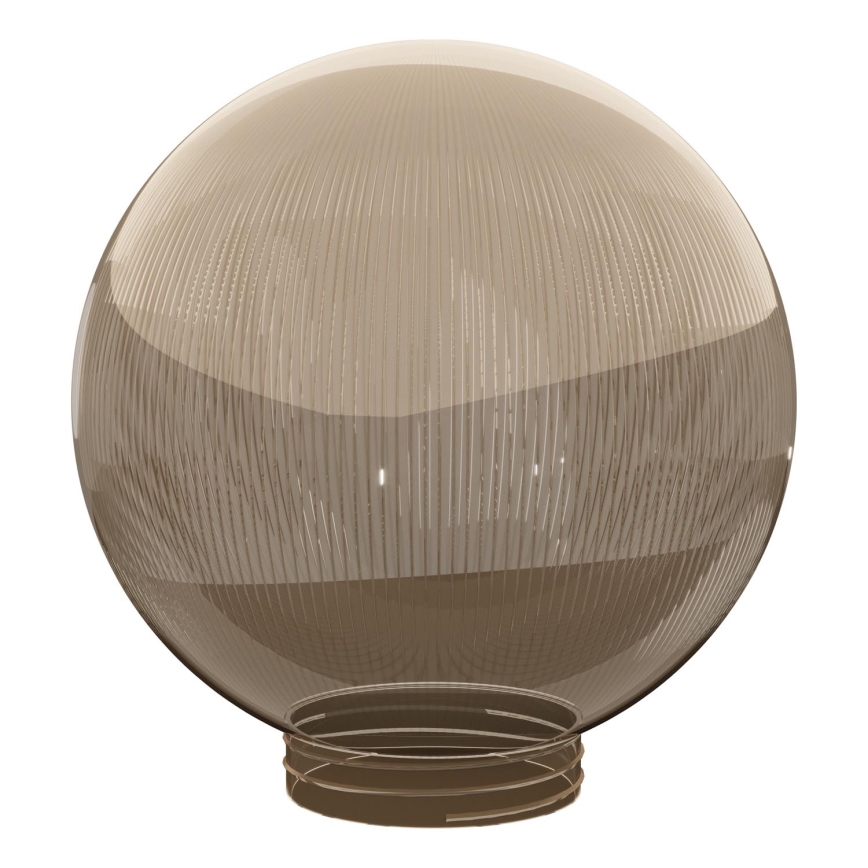 Nadomestni senčnik za stensko svetilko PARK E27 pr. 20 cm smoky prismatic