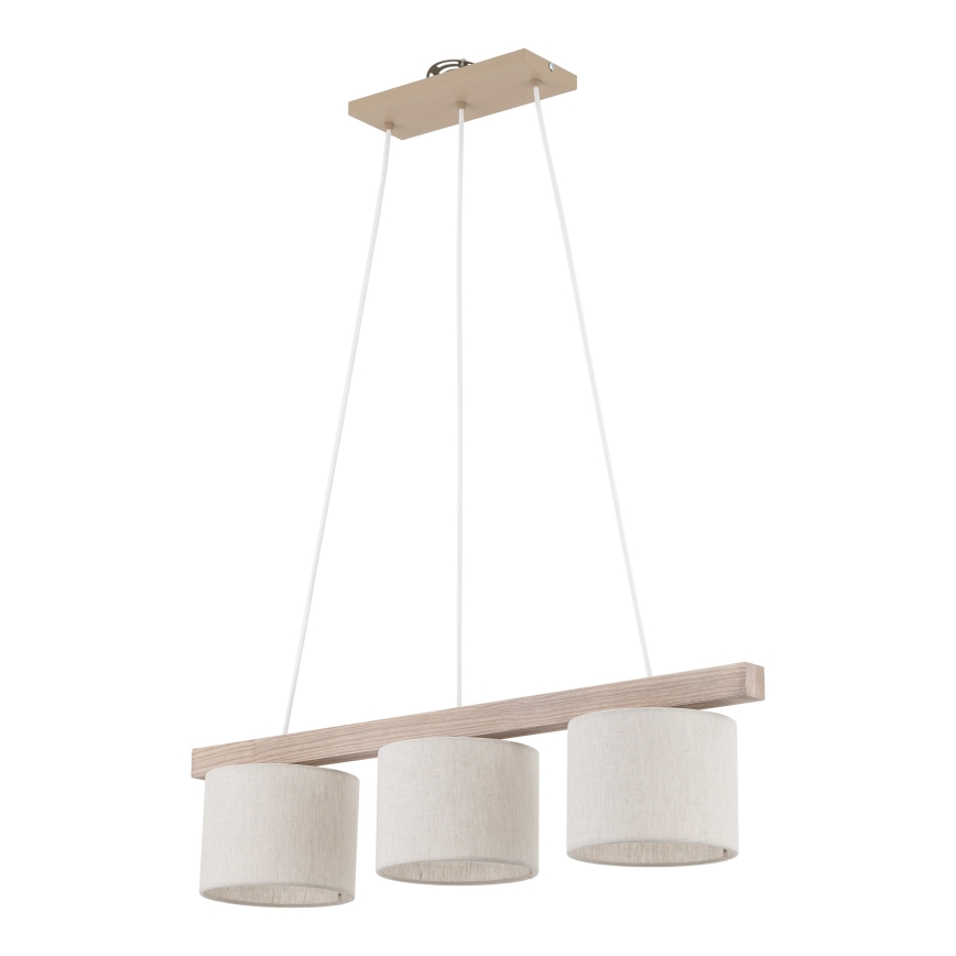 Nadomestni univerzalni abažur WALEC E27, premer 20 cm, rjave barve