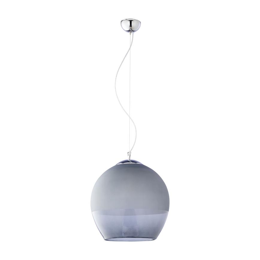 Nadomestno dimno sivo steklo za lestenec KULA E27, premera 38 cm