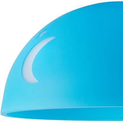 Nadomestno steklo za lestenec DAY & NIGHT E27 pr. 30 cm modra