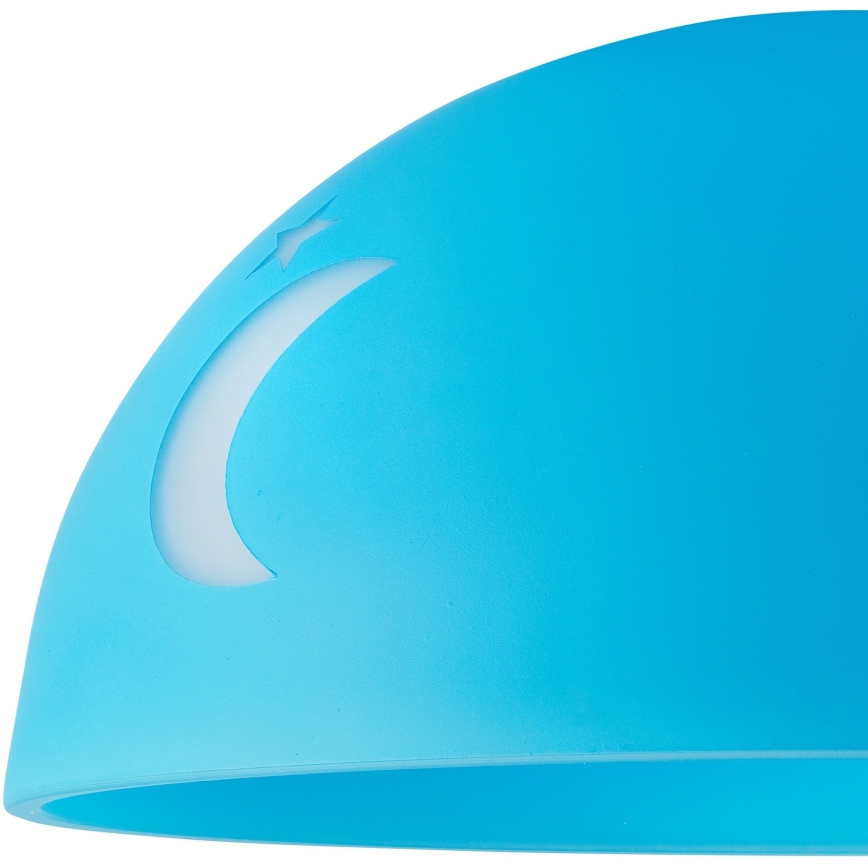 Nadomestno steklo za lestenec DAY & NIGHT E27 pr. 30 cm modra