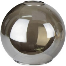 Nadomestno steklo SMOKY E27 pr. 15 cm črna
