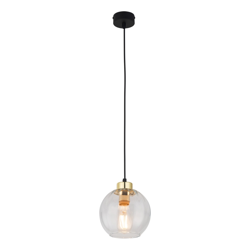 Nadomestno steklo za lestenec DEVI E27, premer 18 cm, prozorno
