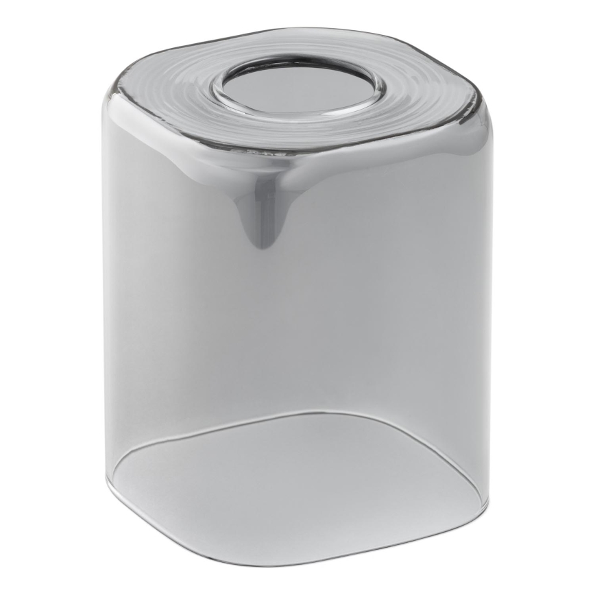 Nadomestno steklo za lestenec E27 11x9,5 cm siva