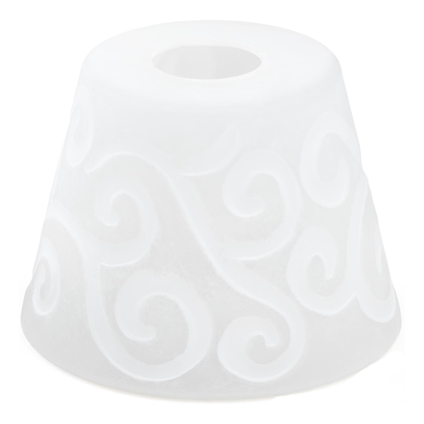 Nadomestno steklo za lestenec E27 pr. 15 cm bela