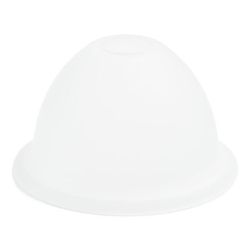 Nadomestno steklo za lestenec E27 pr. 19 cm bela