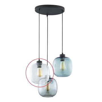 Nadomestno steklo za lestenec ELIO E27 prozorna