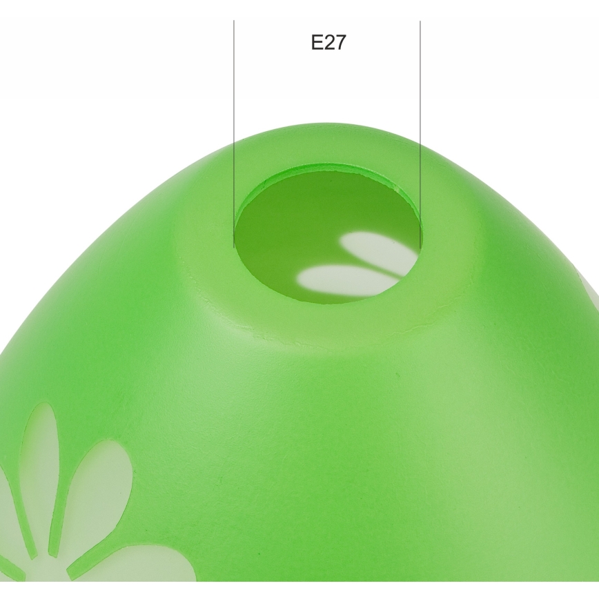 Nadomestno steklo za lestenec GARDEN E27 pr. 23 cm zelena