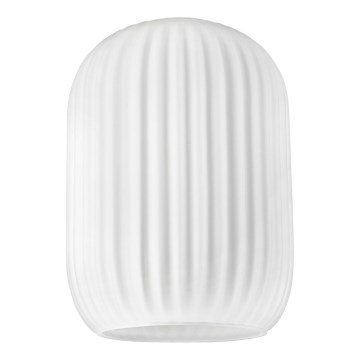 Nadomestno steklo za lestenec HARMA E27 21x14 cm bela