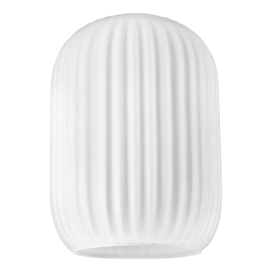 Nadomestno steklo za lestenec HARMA E27 21x14 cm bela