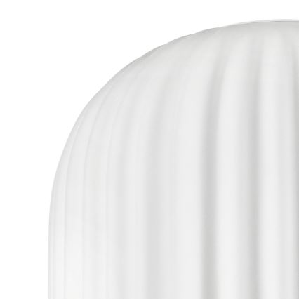 Nadomestno steklo za lestenec HARMA E27 21x14 cm bela