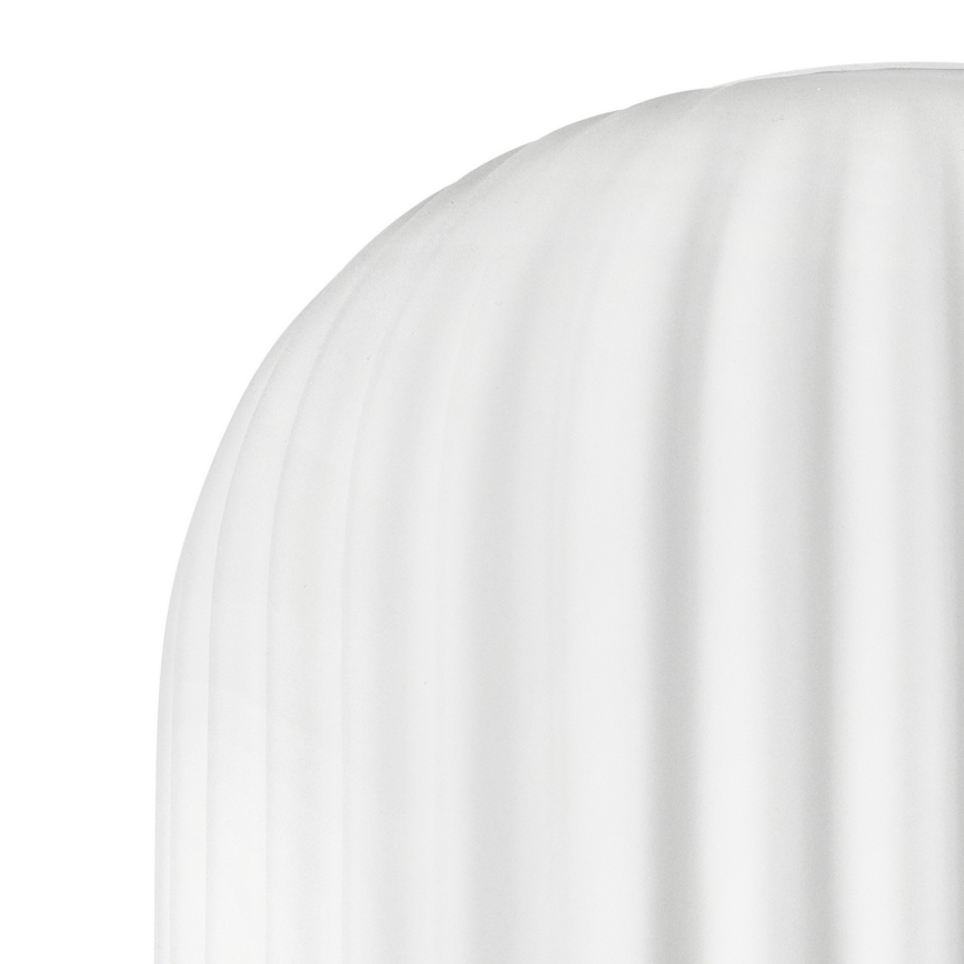 Nadomestno steklo za lestenec HARMA E27 21x14 cm bela