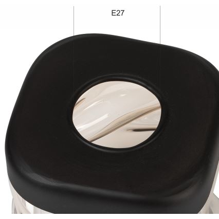 Nadomestno steklo za lestenec HUGO E27 pr. 9,5 cm