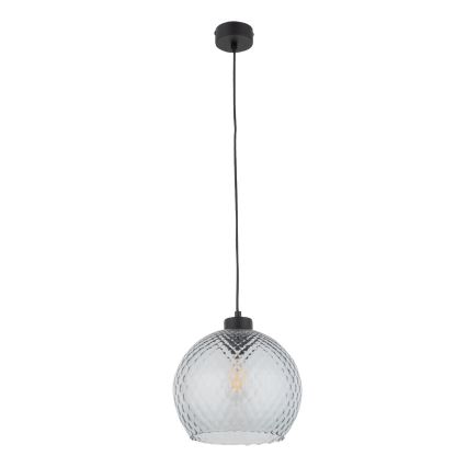 Nadomestno steklo za lestenec in stensko svetilo DEVON E27, premer 25 cm, dimno sivo