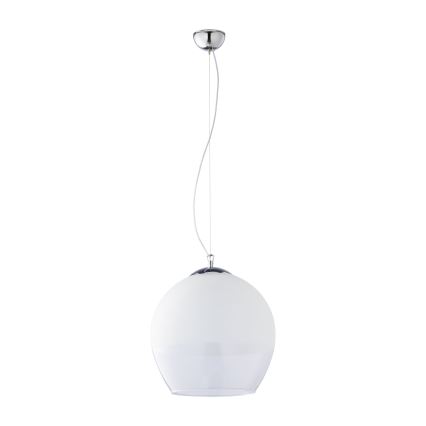 Nadomestno steklo za lestenec KULA E27, premer 38 cm, belo/prozorno