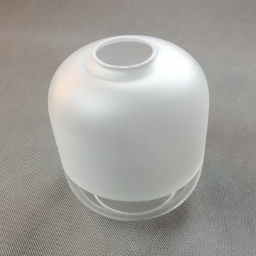 Nadomestno steklo za lestenec MARCO E27, premer 14 cm, belo/prozorno
