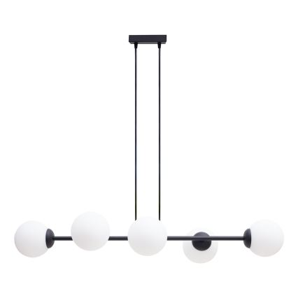 Nadomestno steklo za lestenec na kablu FIRA, premera 14 cm, belo