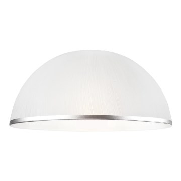 Nadomestno steklo za lestenec RETRO, ANTICO E27 premera 30 cm bela/srebrna