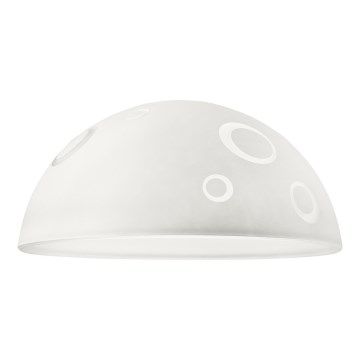 Nadomestno steklo za lestenec SFERA E27 140x300 mm bela