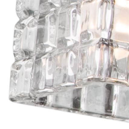 Nadomestno steklo za stropno svetilko E14/65x65 mm prozorna