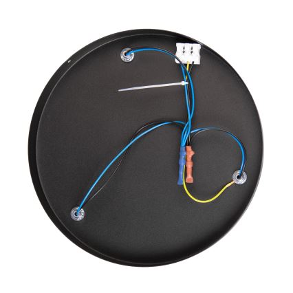 Nadometna stropna svetilka MOONLIGHT 3xE27/15W/230V črna