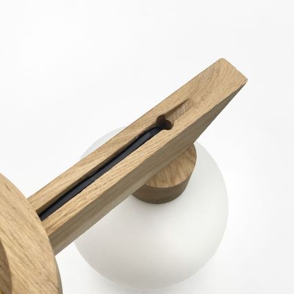 Nadometni lestenec ANTONIO 2xG9/5W/230V hrast/bela