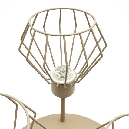 Nadometni lestenec AUDREY 3xE27/15W/230V, bež