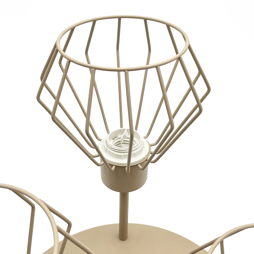 Nadometni lestenec AUDREY 3xE27/15W/230V, bež