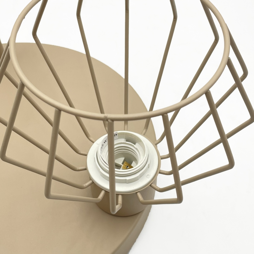 Nadometni lestenec AUDREY 3xE27/15W/230V, bež