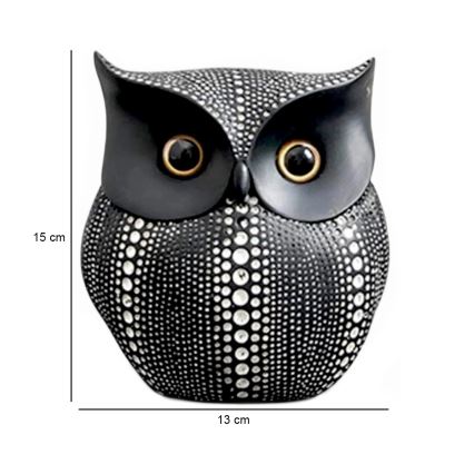 Namizna dekoracija 15 cm, črna