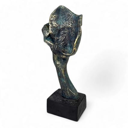 Namizna dekoracija 35x22x13 cm smola/patina