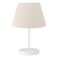 Namizna lampa AYD 1xE27/40W/230V bela