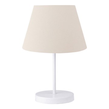 Namizna lampa AYD 1xE27/40W/230V bela