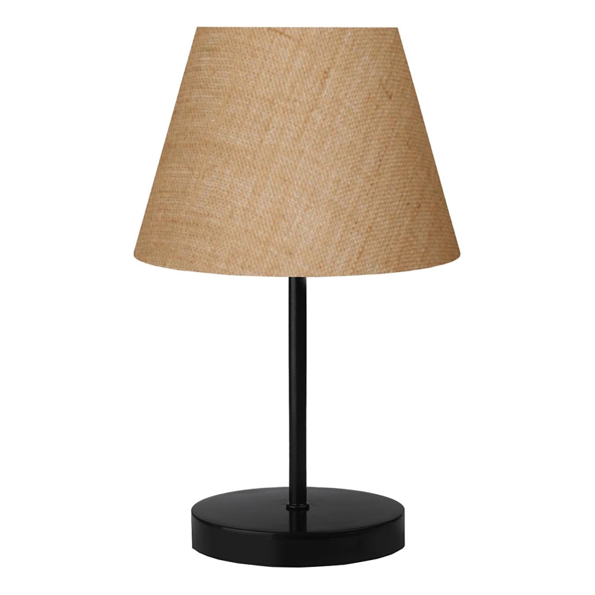Namizna lampa AYD 1xE27/40W/230V rjava/črna