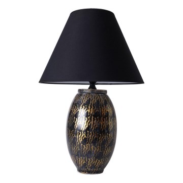 Namizna lampa RAMZES 1xE27/40W/230V črna