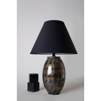 Namizna lampa RAMZES 1xE27/40W/230V črna