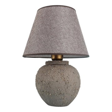 Namizna lampa RAMZES 1xE27/40W/230V rjava