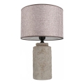 Namizna lampa RAMZES 1xE27/40W/230V siva