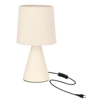 Namizna lampica SATTI 1xE14/40W/230V kremasta