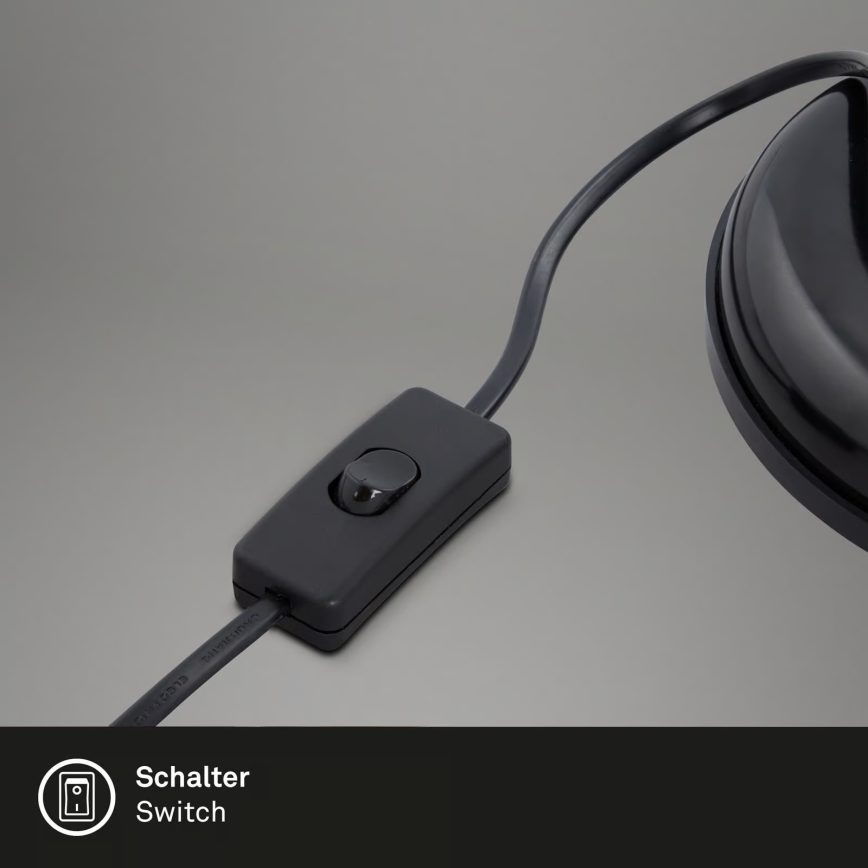 Namizna svetilka 1xE14/25W/230V črna