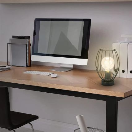 Namizna svetilka 1xE27/25W/230V črna