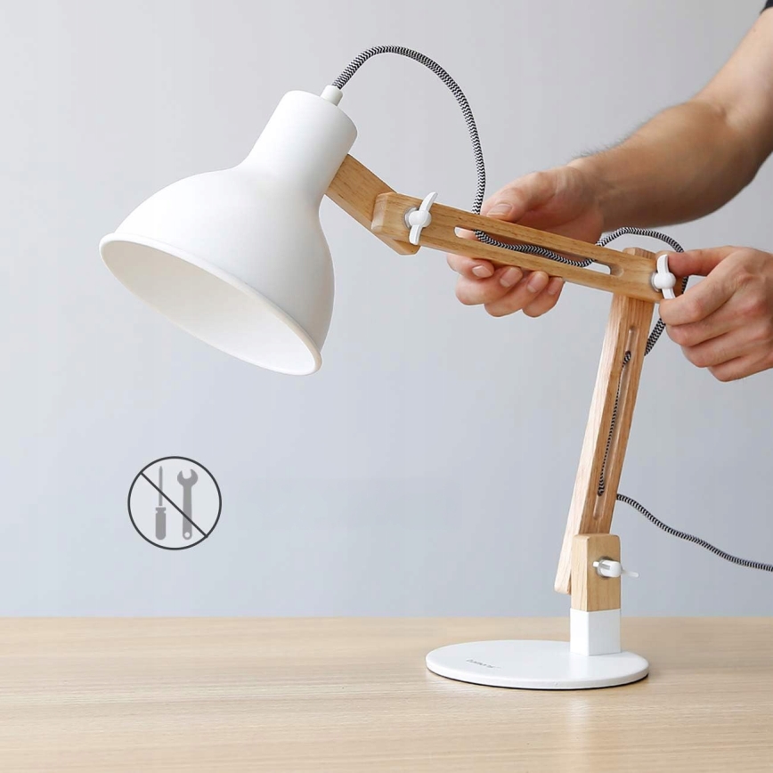 Namizna svetilka 1xE27/40W/230V bela