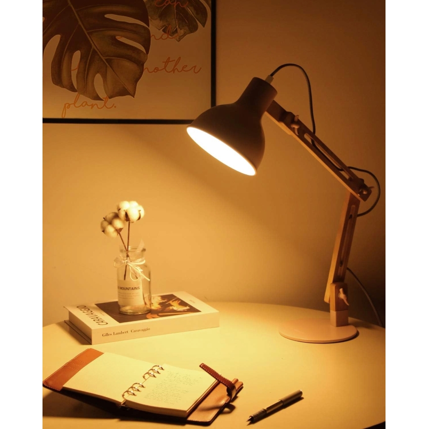 Namizna svetilka 1xE27/40W/230V rožnata