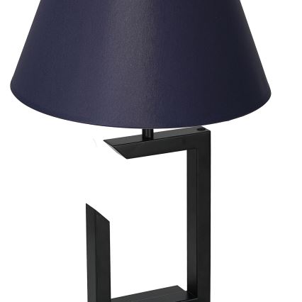 Namizna svetilka 1xE27/60W/230V 45 cm modra/zlata