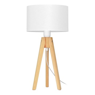 Namizna svetilka ALBA 1xE27/15W/230V bel/bor